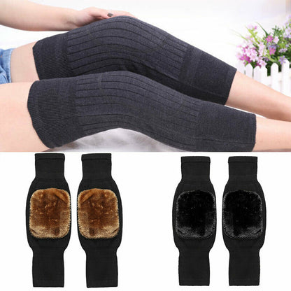 2 Pcs Non-Slip Elastic Cashmere Knee Pads