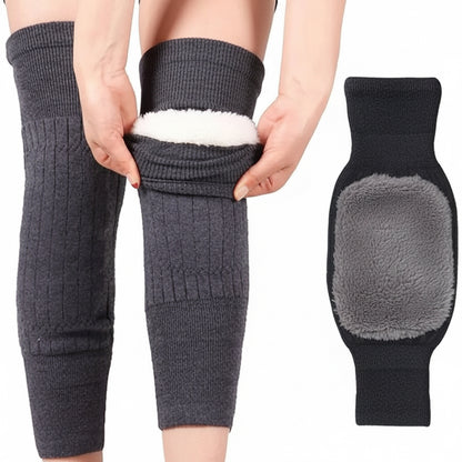 2 Pcs Non-Slip Elastic Cashmere Knee Pads